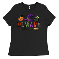 Black beware Ladies Tee - CowGirlArtShop
