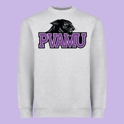 Prairie View A&m Panthers And Lady Panthers Heavyweight Sweatshirt Designed By Artisfamous
