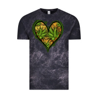Cloud Black pineapple heart Vintage Tee - Jasminsmagicworld
