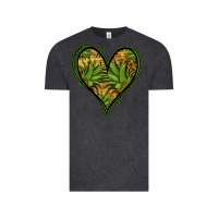 Vintage Black pineapple heart Vintage Tee - Jasminsmagicworld