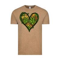 Vintage Coffee pineapple heart Vintage Tee - Jasminsmagicworld
