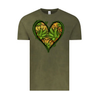 Vintage Olive pineapple heart Vintage Tee - Jasminsmagicworld