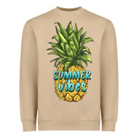 Mushroom summer vibes pineapple Heavyweight Sweatshirt - BarkalooDesign