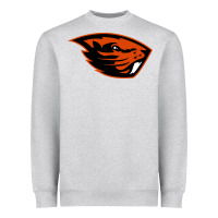 Heather Grey oregon merch tee Heavyweight Sweatshirt - artisFamous