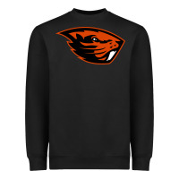Black oregon merch tee Heavyweight Sweatshirt - artisFamous