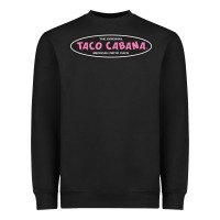 Black Resto Taco Cabana Heavyweight Sweatshirt - artisFamous