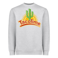 Heather Grey Resto Tacotime Heavyweight Sweatshirt - artisFamous