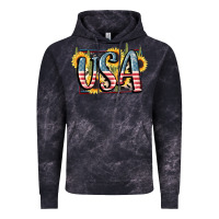 Cloud Black USA 4th of July Vintage Hoodie - FaDigitalArtStudio