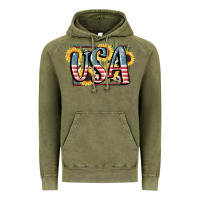 Vintage Olive USA 4th of July Vintage Hoodie - FaDigitalArtStudio