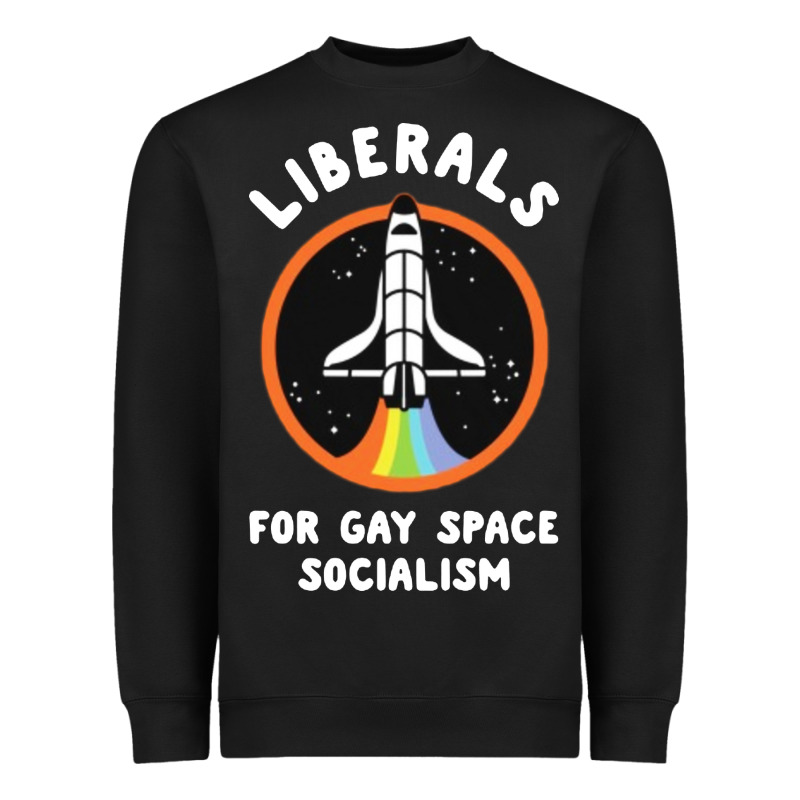 Liberals For Gay Space Socialism Heavyweight Sweatshirt by artisFamous | Teevron