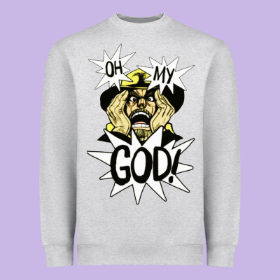 Oh My God Heavyweight Sweatshirt Designed By Artisfamous