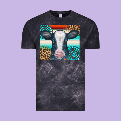 Cow Tumbler Vintage Tee Designed By Cowcowdesign