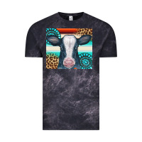 Cloud Black Cow Tumbler Vintage Tee - CowCowDesign