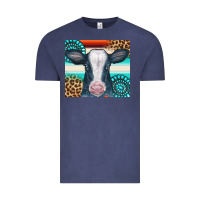 Vintage Denim Cow Tumbler Vintage Tee - CowCowDesign