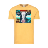 Vintage Mustard Cow Tumbler Vintage Tee - CowCowDesign