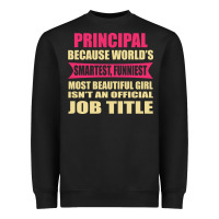 Black principal funniest isn't a jobtitle Heavyweight Sweatshirt - artisFamous