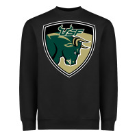 Black south florida bulls Heavyweight Sweatshirt - artisFamous