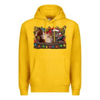 Lemon festive farmyard gathering Premium Hoodie - CowhideDigitalArt