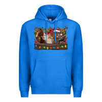 True Royal festive farmyard gathering Premium Hoodie - CowhideDigitalArt