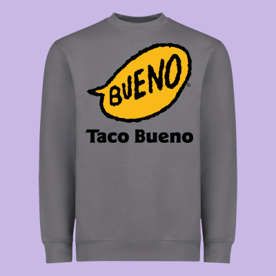 Resto Taco Bueno Heavyweight Sweatshirt Designed By Artisfamous