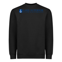 Black Lake Superior College (LSSU) Heavyweight Sweatshirt - artisFamous