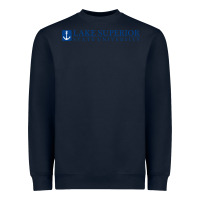 Navy Lake Superior College (LSSU) Heavyweight Sweatshirt - artisFamous