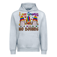 Heather Grey love gnomes no bounds Urban Hoodie - JahusDesignShop