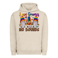 Pigment French Oak love gnomes no bounds Urban Hoodie - JahusDesignShop