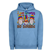 Pigment Pebble Blue love gnomes no bounds Urban Hoodie - JahusDesignShop