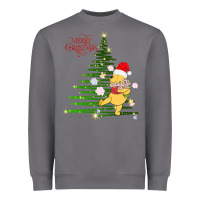 Storm Winnie The Pooh- Merry christmas Heavyweight Sweatshirt - artisFamous