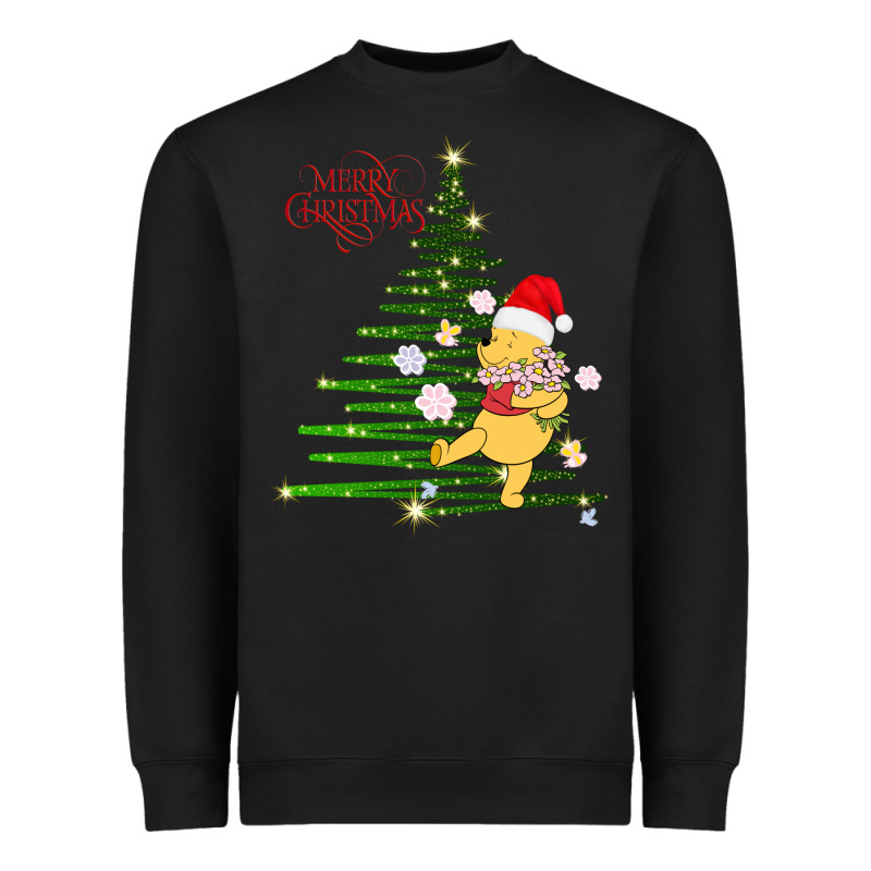 Winnie The Pooh- Merry Christmas Heavyweight Sweatshirt by artisFamous | Teevron