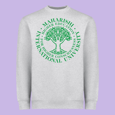 Maharishi International College Heavyweight Sweatshirt Designed By Artisfamous
