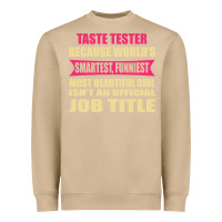 Mushroom taste tester funniest isn't a jobtitle Heavyweight Sweatshirt - artisFamous