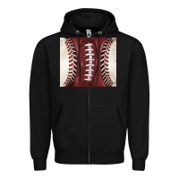 Black american football and baseball Zipper Hoodie - BarkalooDesign