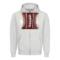 Dove Grey american football and baseball Zipper Hoodie - BarkalooDesign