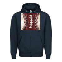 Navy american football and baseball Zipper Hoodie - BarkalooDesign