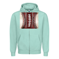 Seafoam american football and baseball Zipper Hoodie - BarkalooDesign