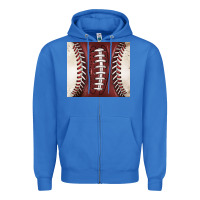 True Royal american football and baseball Zipper Hoodie - BarkalooDesign