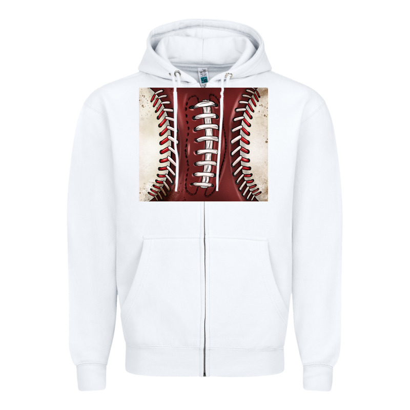 American Football And Baseball Zipper Hoodie by BarkalooDesign | Teevron