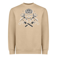 Mushroom guns & roses 7 Heavyweight Sweatshirt - artisFamous