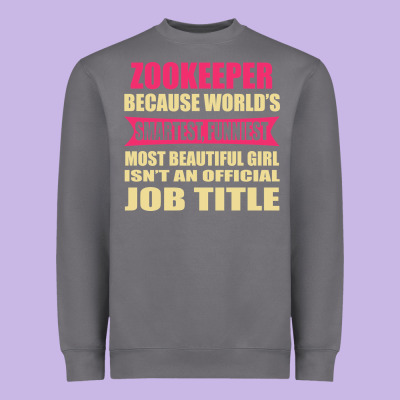 Zookeeper Funniest Isn't A Jobtitle Heavyweight Sweatshirt Designed By Artisfamous