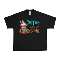 Black coffee teach repeat Urban Heavy Tee - OliviaCreatesArt