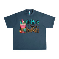 Midnight Navy coffee teach repeat Urban Heavy Tee - OliviaCreatesArt