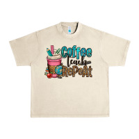 Sandshell coffee teach repeat Urban Heavy Tee - OliviaCreatesArt