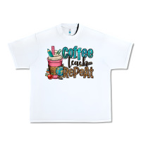 White coffee teach repeat Urban Heavy Tee - OliviaCreatesArt