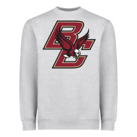 Heather Grey boston college eagles Heavyweight Sweatshirt - artisFamous