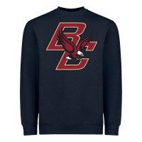 Navy boston college eagles Heavyweight Sweatshirt - artisFamous