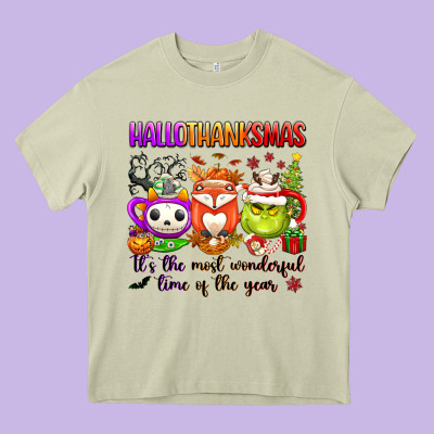 Hallothanksmas Its The Most Wonderful Time Of The Heavy Core Tee Designed By Texasbilliewilder