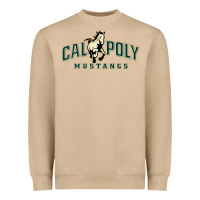 Mushroom cal poly mustangs Heavyweight Sweatshirt - artisFamous
