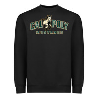 Black cal poly mustangs Heavyweight Sweatshirt - artisFamous